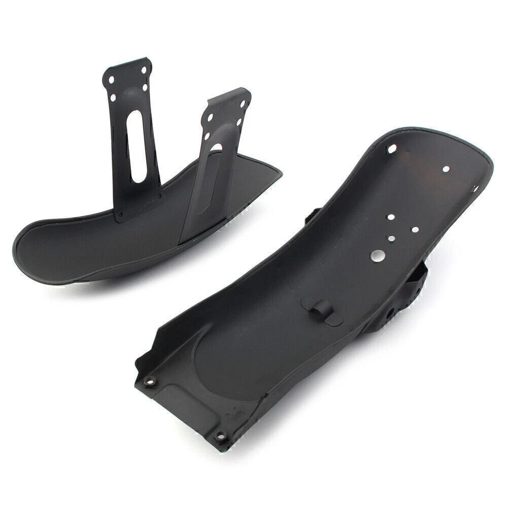 Black Metal Front & Rear Fender Mudguard Cover for Cafe Racer CG125