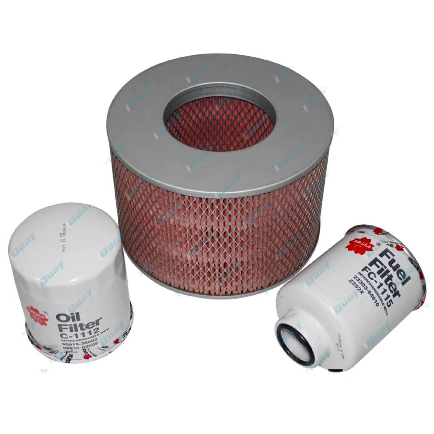 Air Oil Fuel Filter Service Kit for Toyota HZJ105 1HZ Diesel (1998-2007)