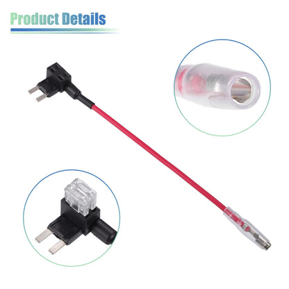 5 x Car Fuse Tap & Circuit Adapters 12V with 25A Mini Blade Fuses