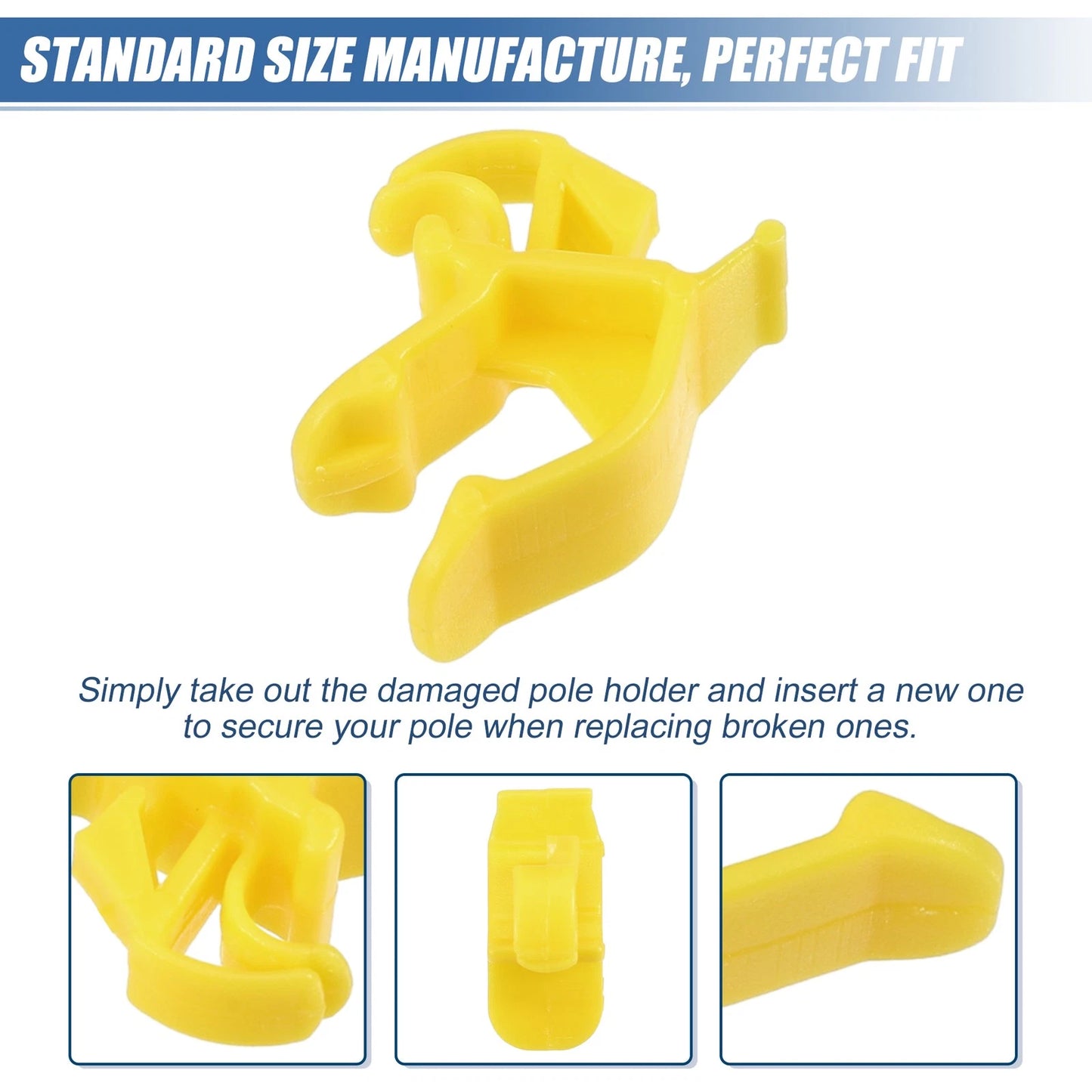 10 x Hood Prop Rod Holder Clips for Ford Focus (2012-2018)