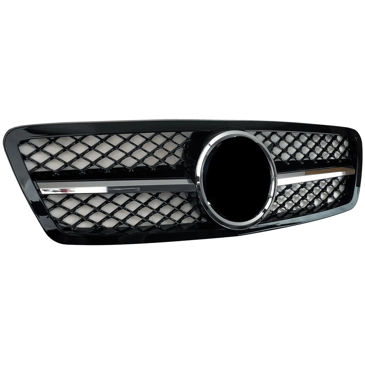 Grill Grille Mask for Mercedes Benz W203 C200 C230 C240 (2000-2007)