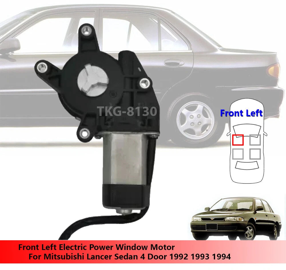 Front Left Electric Power Window Motor for Mitsubishi Lancer/Mirage (1992-1995)