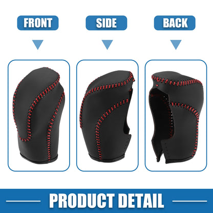 Gear Shift Lever Cover Trim for Subaru Crosstrek (2018-2023) Black Red