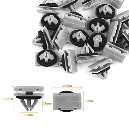 20 x Plastic Rivet Bumper Fasteners for Jeep Cherokee WK2 (2014-2023)