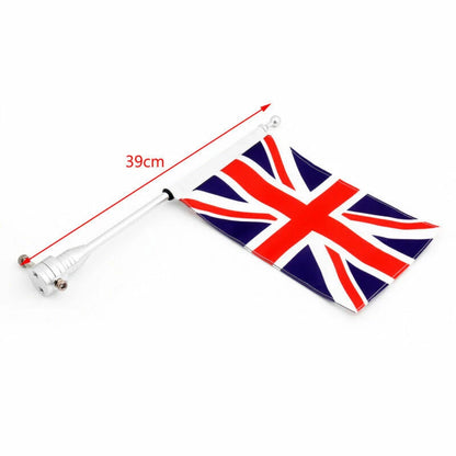 Rear Flag Pole & Stripe UK Flag Mount for Harley Road King Sportster (2004-2023)