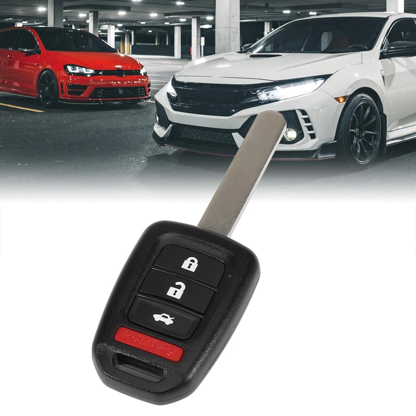 Keyless Entry Remote Car Key Fob 433MHz for Honda Accord Civic (2016-2017)
