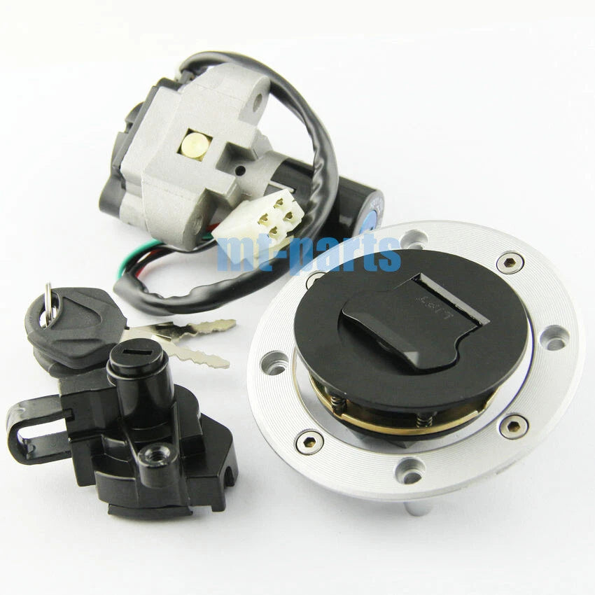 Ignition Key Switch & Fuel Tank Cap Set for Suzuki RF900, GSXR400 (94-99)
