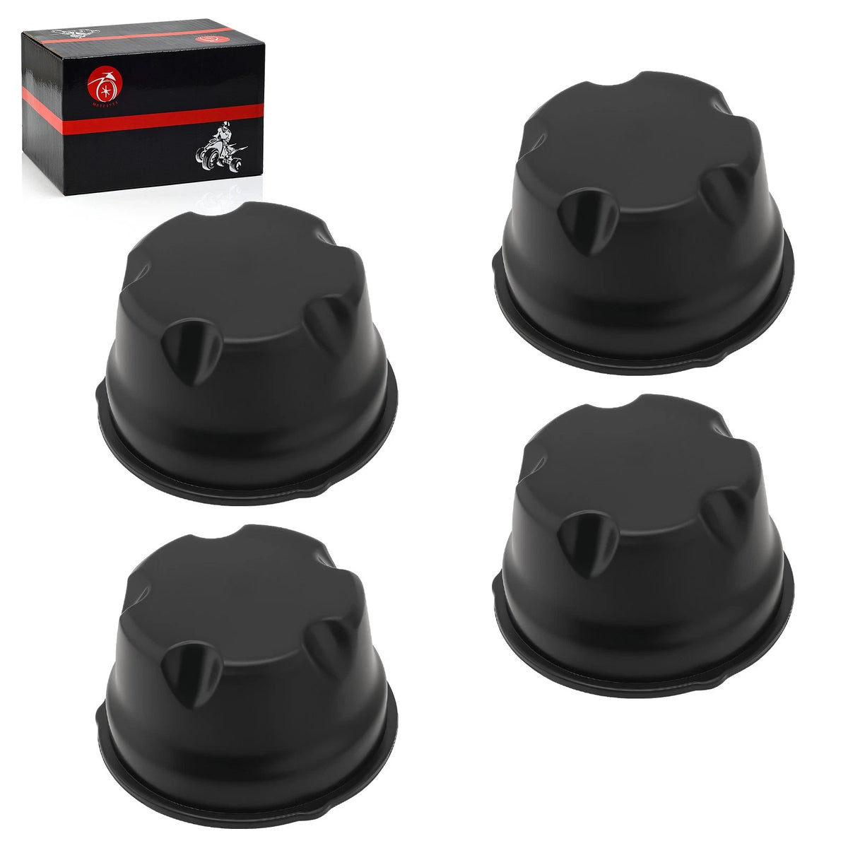 4x Front & Rear Wheel Caps for Suzuki Ozark 250 LT-F250 2x4 (2002–2014)
