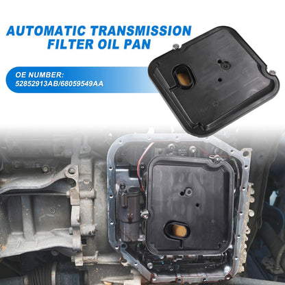 Transmission Fluid Filter Oil Pan for Jeep