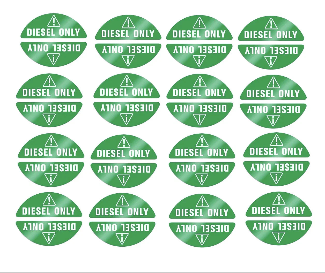 Diesel Only Sticker for Truck/Car Gasoline Decal Tank Label