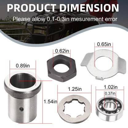 Clutch Bearing Push Plate LOCK WASHER Kit for YAMAHA Big Bear 350 (1987–1998)