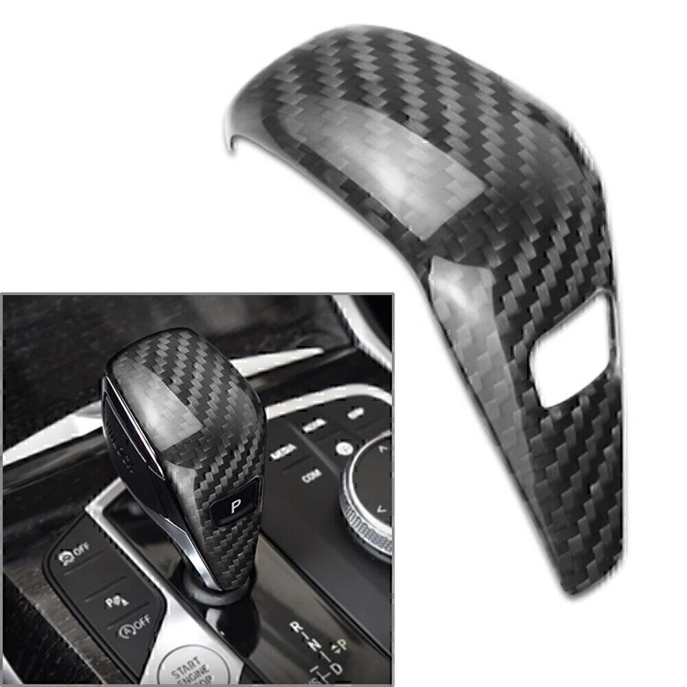 Carbon Fiber Gear Shift Knob Cover for BMW 3 Series G20 (2019-2021)