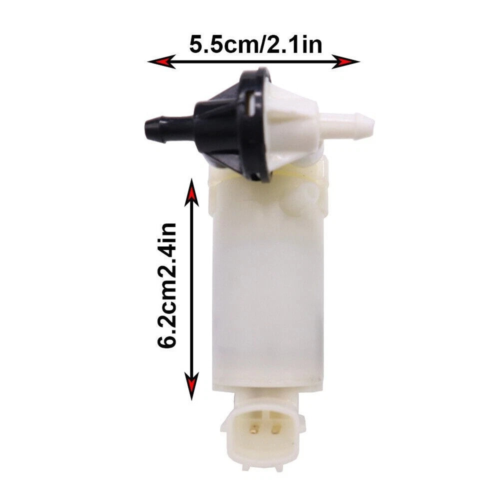 Windshield Wiper Washer Pump with Grommet for Mazda 2 (2007-2014)