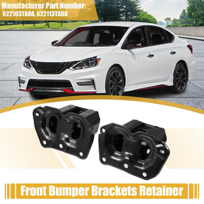 Front Left Right Side Bumper Brackets for Nissan Altima (2014-2017)