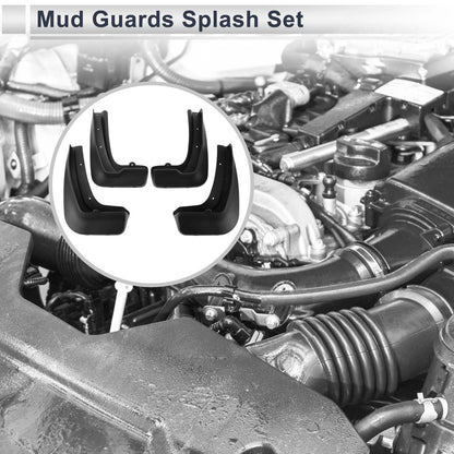 Mud Flaps Splash Guards 1 Set for BMW 2 Series F22/F45 (2015-2019)