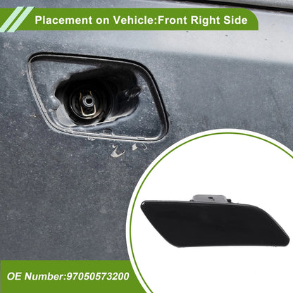 Washer Nozzle Cover for Porsche Panamera 2014-2016 Black