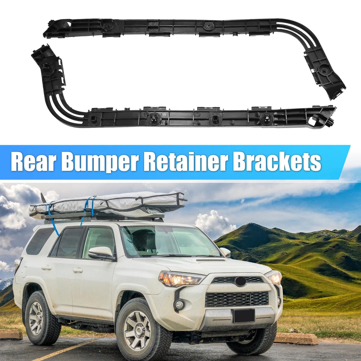 1 Pair Rear Bumper Mounting Support Bracket for Toyota 4Runner