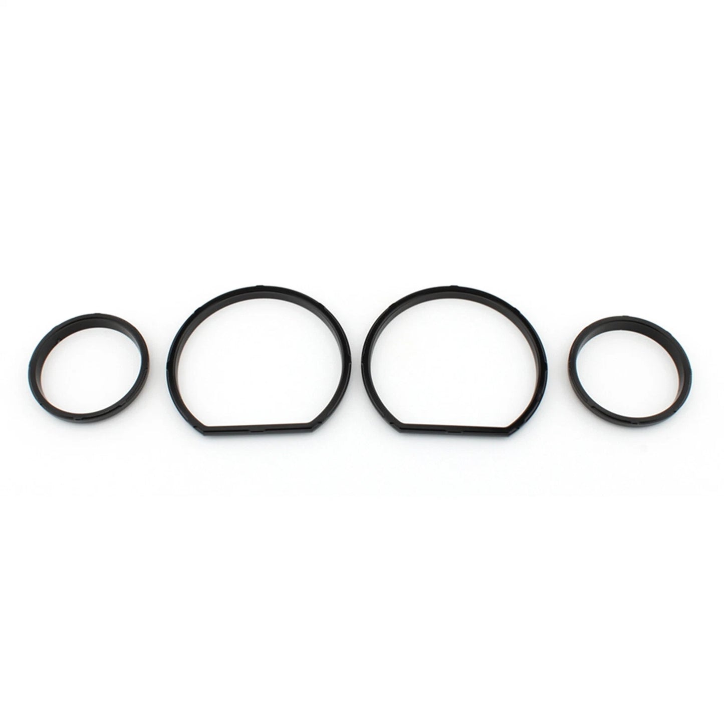 4pcs Black Gauge Bezel Kit for Harley Tri Glide (2014-2023)