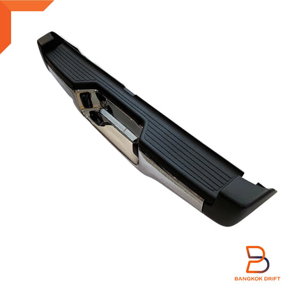 Chrome Rear Step Bumper Bar for Nissan Navara Ute D22 (1998-2004)