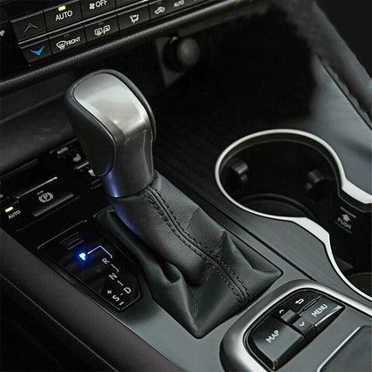 Universal Gear Shift Knob & Boot Cover for Car Accessories - PU Leather
