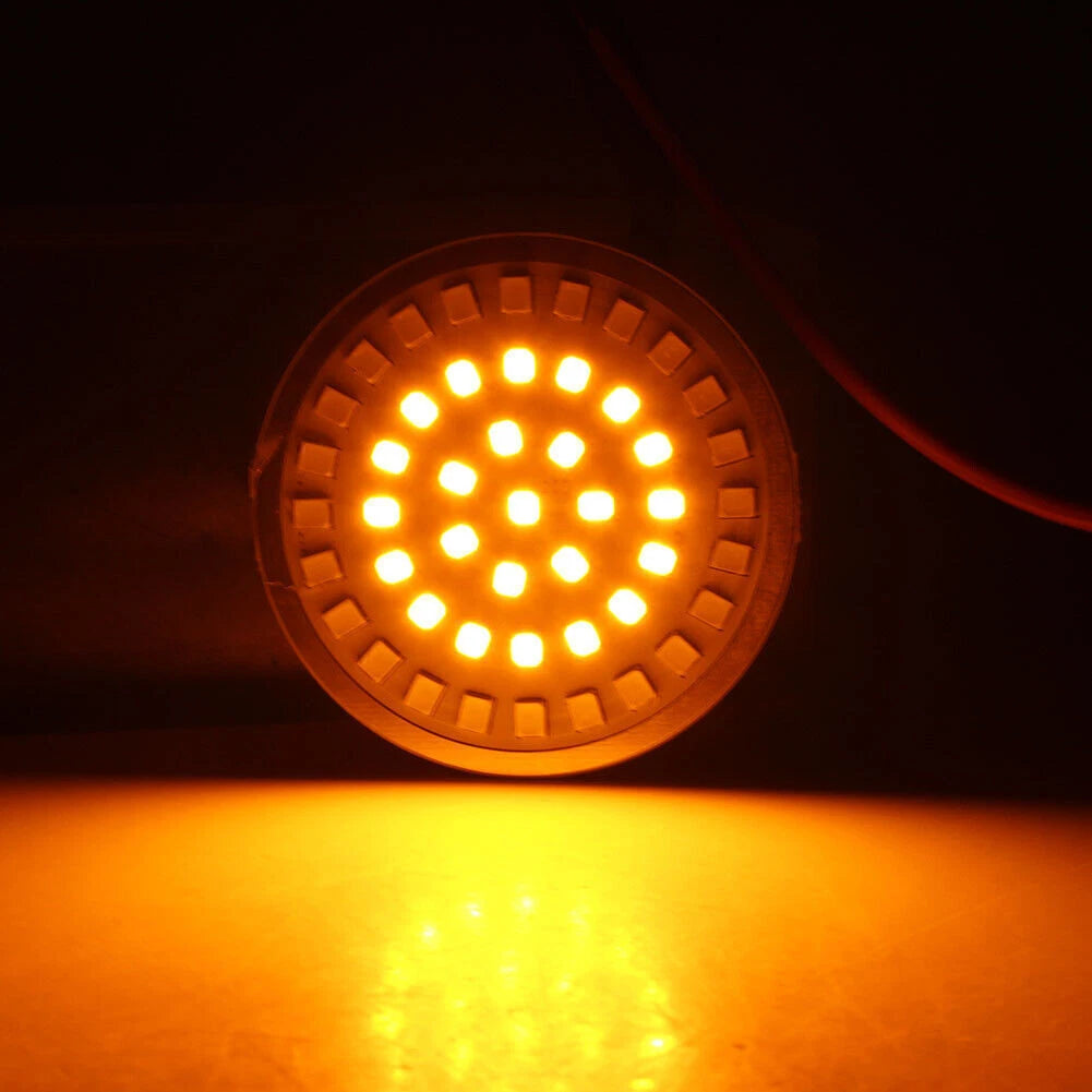 LED Turn Signal Light Bulb 48 LED for Harley Touring Softail