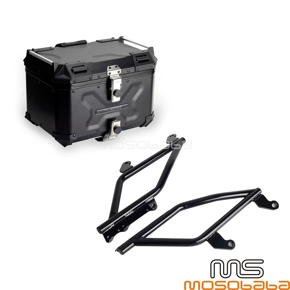 42L Tail Box Luggage Case w/ Rack for Harley Softail FXFB FXFBS (2018-2023)