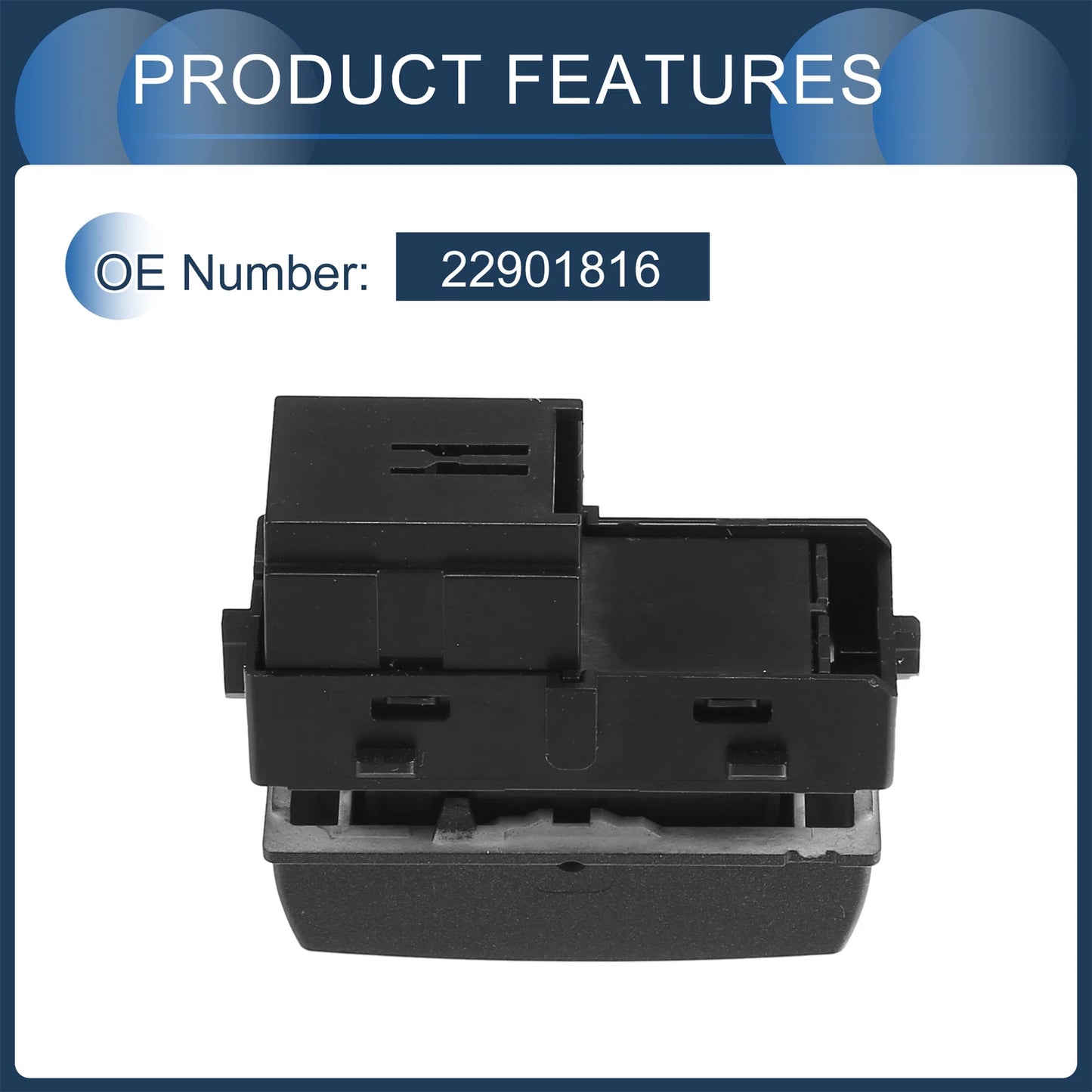 Door Lock Switch Front Left Driver for Chevrolet Silverado 1500