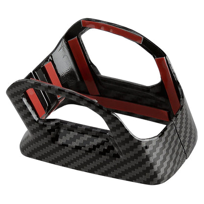 2 x Carbon Fiber Gear Knob Covers for Mitsubishi Outlander (2013-2023)
