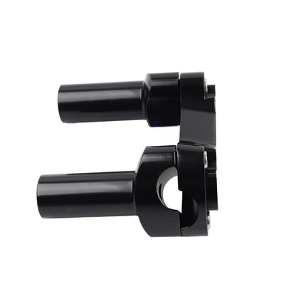 3.5" Handlebar Riser & Top Clamp Black for Harley Dyna, Tour, Road Glide (2006-2023)