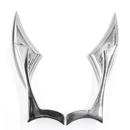 Chrome Rear View Side Mirrors for Kawasaki