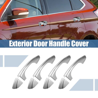 4 x ABS Exterior Side Door Handle Cover Trim for Ford Edge (2015-2022)