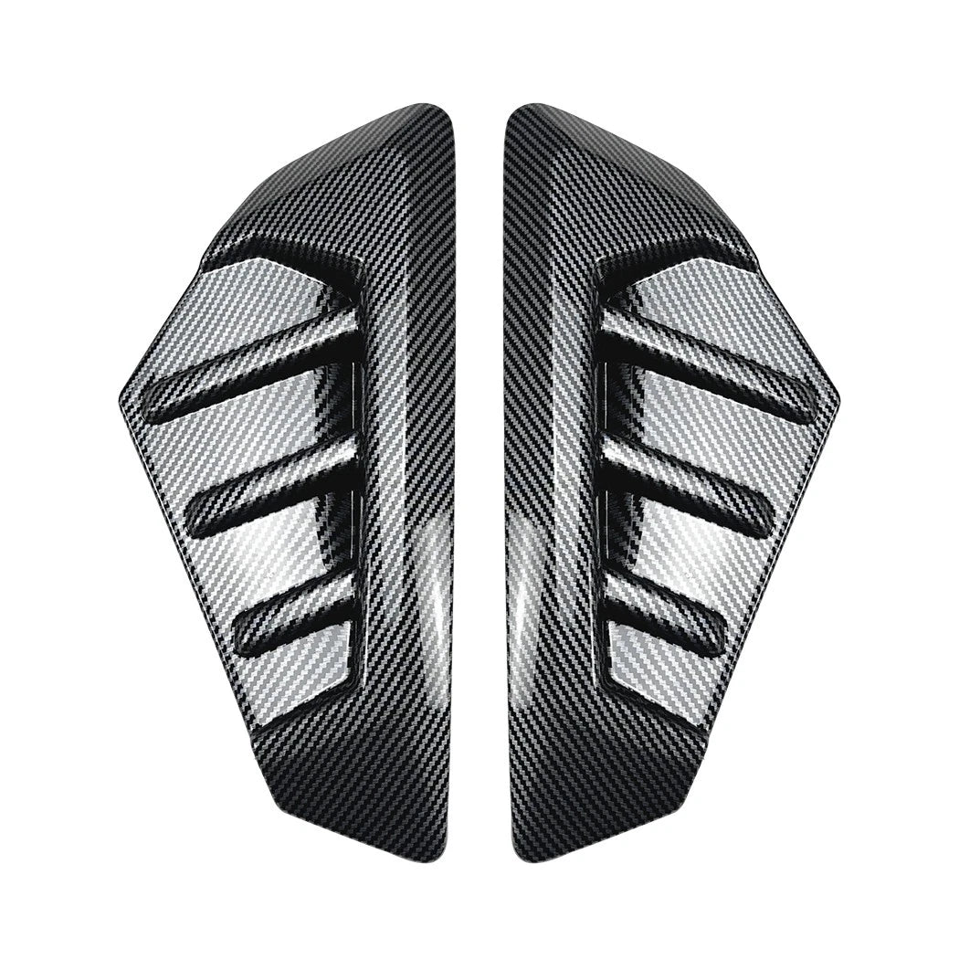 Pair Carbon Style Front Side Fender Vent Scoop Cover for BMW X5 (2023–2025)
