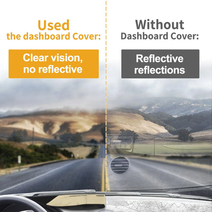 Dashboard Cover 1 x Toyota Corolla Black Anti-Slip (2019–2021)