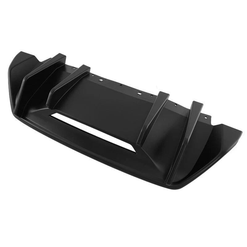 Matte Black Rear Bumper Diffuser for Ford Mustang GT S650 (2024-2025)