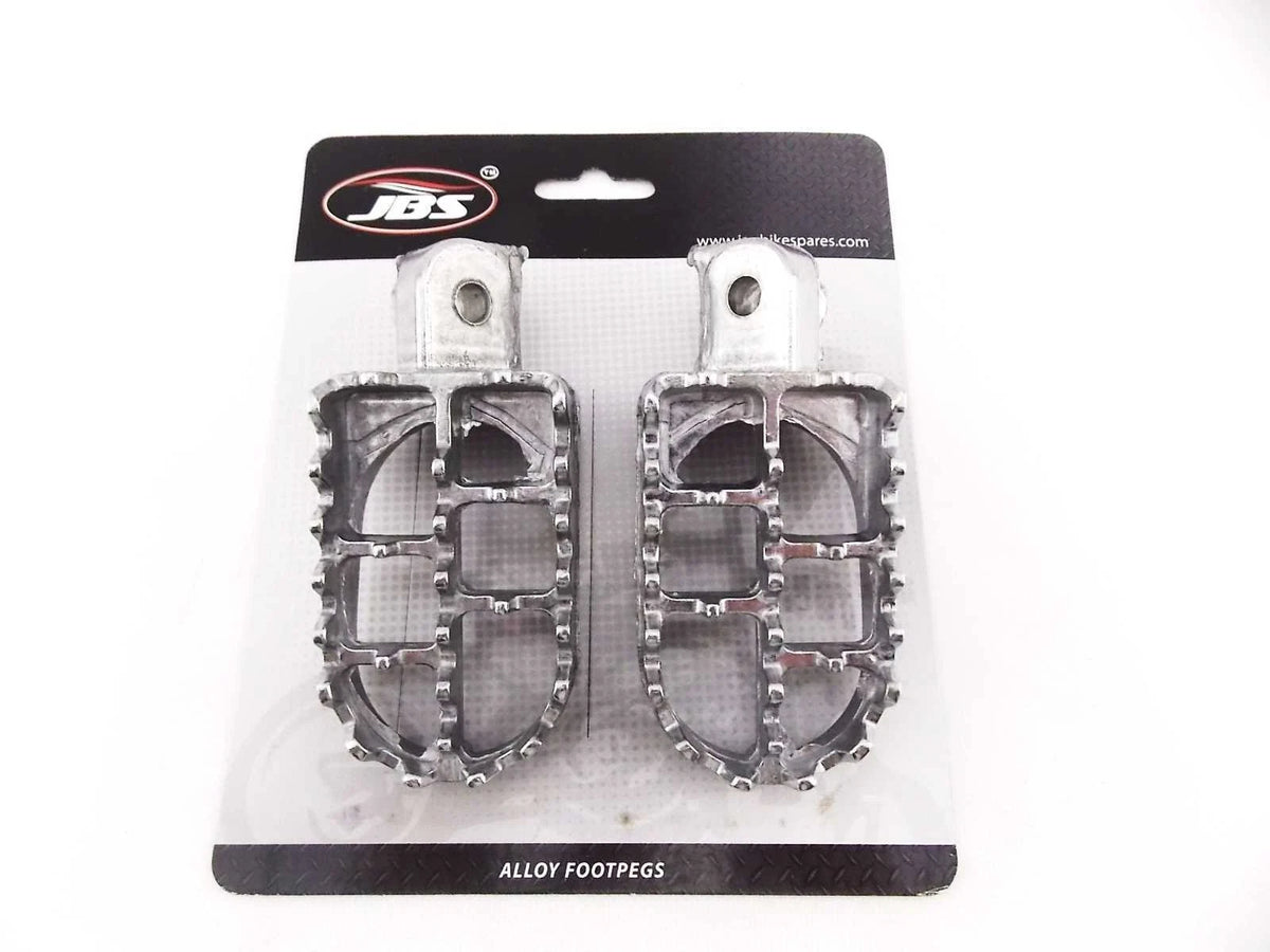 Silver Foot Pegs Set for Honda Z50 (1980-1999)
