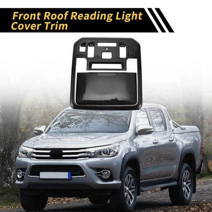 Carbon Fiber Pattern Roof Reading Light Cover for Toyota Tundra (2022–2024)