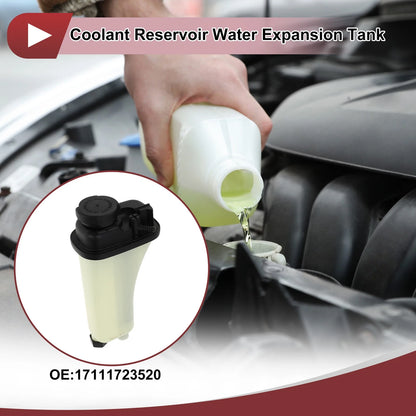 Coolant Expansion Overflow Tank with Cap for BMW E36 320i M3 Z3
