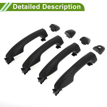Black Car Door Handle for Toyota Hilux Fortuner (2005-2023)