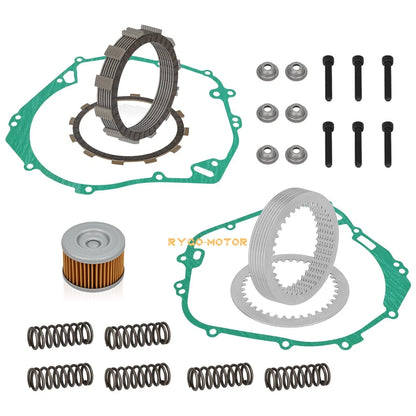 Clutch Friction Plates, Gasket, Oil Filter for Polaris Predator Outlaw 500
