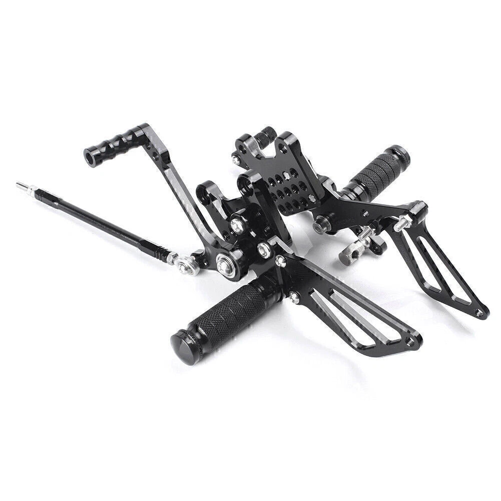 Rearsets Foot Pegs for Suzuki GSXR1000 (2000-2004), GSXR600/750 (1996-2005) Black
