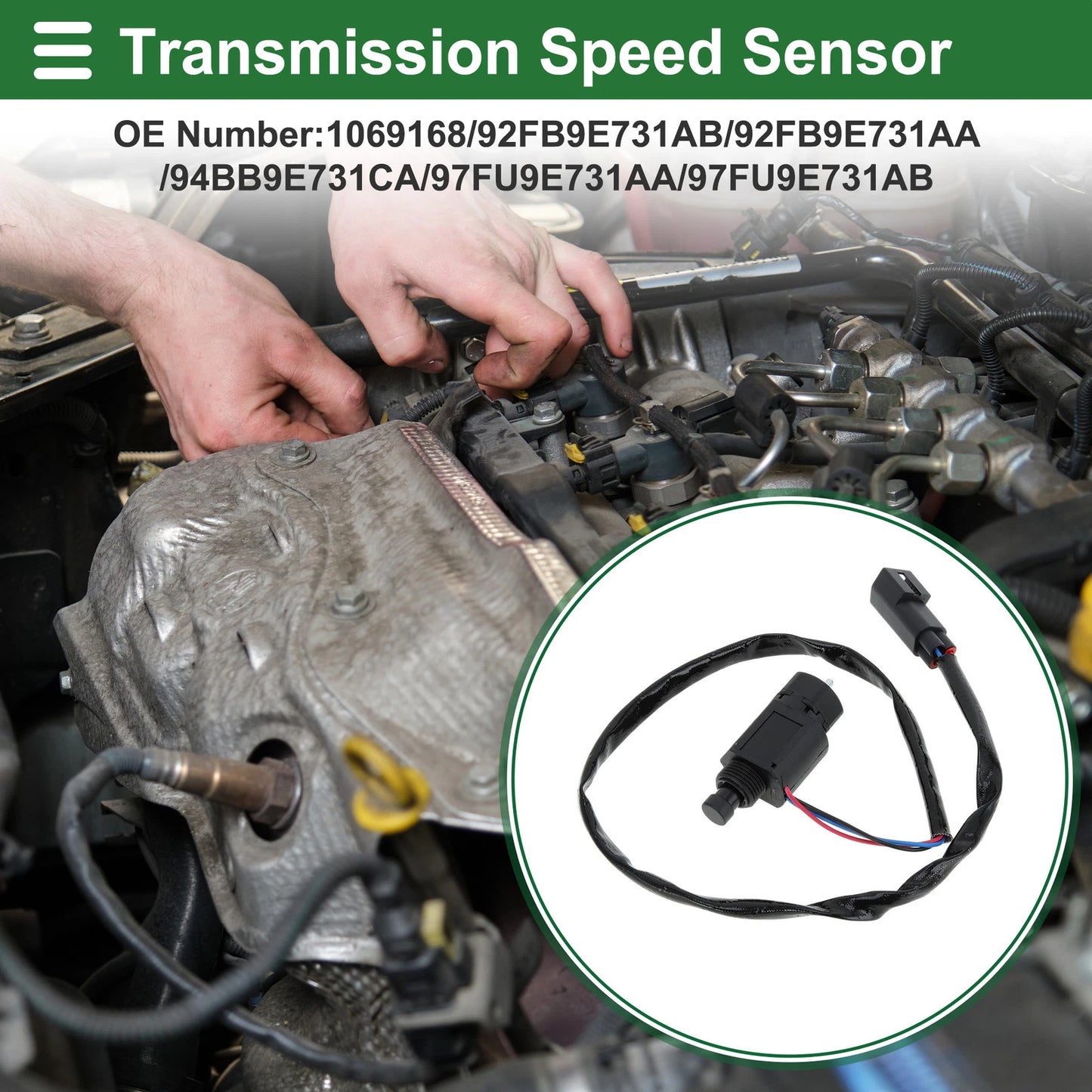 Transmission Speed Sensor for Ford Escort Mk5 1.3 (1990-1995)