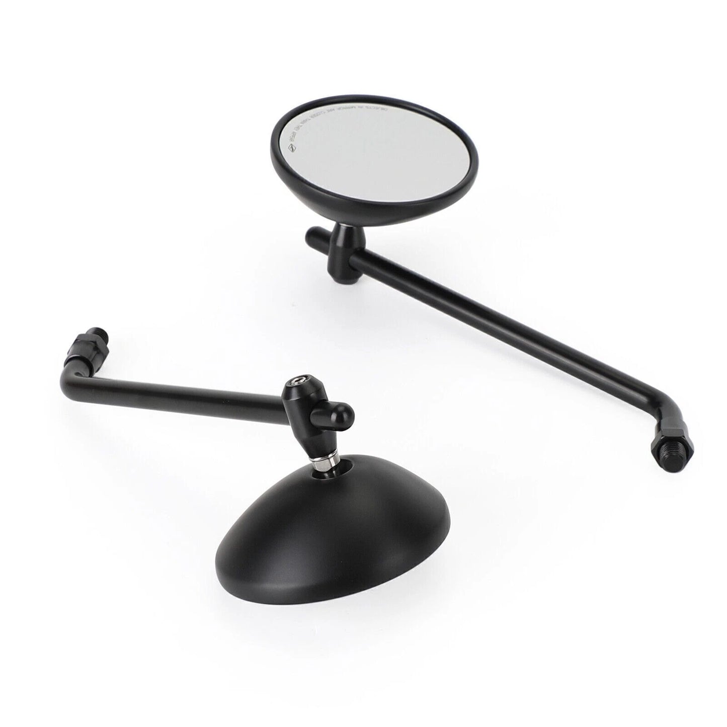 3" Motorcycle Handlebar Mirrors Pair for Universal Models