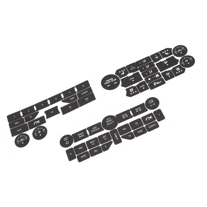Stickers Repair Decal Button for Car Interior Accessories