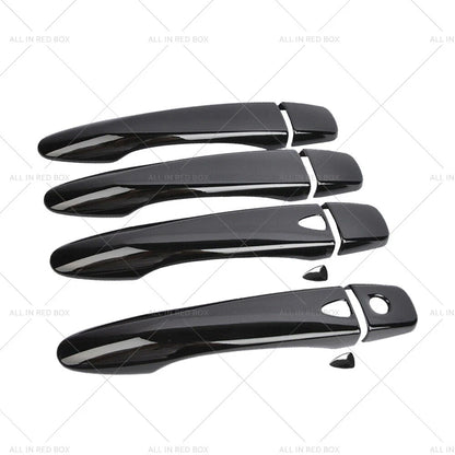 4PCS Black Door Handle Covers for Nissan Navara NP300 D23 (2015-On)