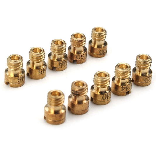 10X Main Jet M4 4mm for GY6 50cc 139QMB Scooter Keihin Carb PZ19 (2003-2023)