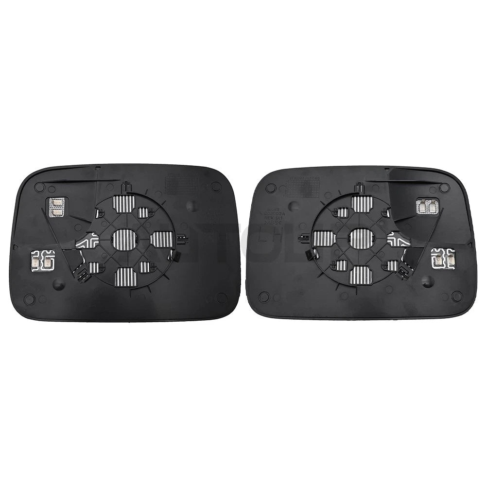 2 x Side Mirror and Backing Plate for Dodge Ram 1500 2500 3500