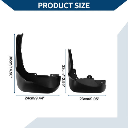 Mud Flaps Splash Guards Set for Mercedes-Benz R Class (2011-2019)