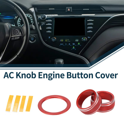 Engine Start Stop Switch Knob Cover 3 x for Toyota Camry (2021–2023)