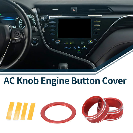 Engine Start Stop Switch Knob Cover 3 x for Toyota Camry (2021–2023)