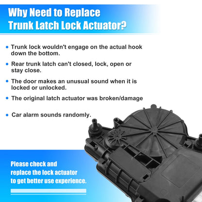 Rear Tailgate Trunk Latch Lock Actuator for BMW 528i 535i (2011-2016)